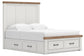 Savonport Queen Panel Storage Bed, Dresser and Mirror
