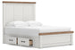 Savonport Queen Panel Bed with Storage, Dresser, Mirror, Chest and Nightstand