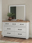 Savonport Queen Panel Storage Bed. Dresser, Mirror and Nightstand