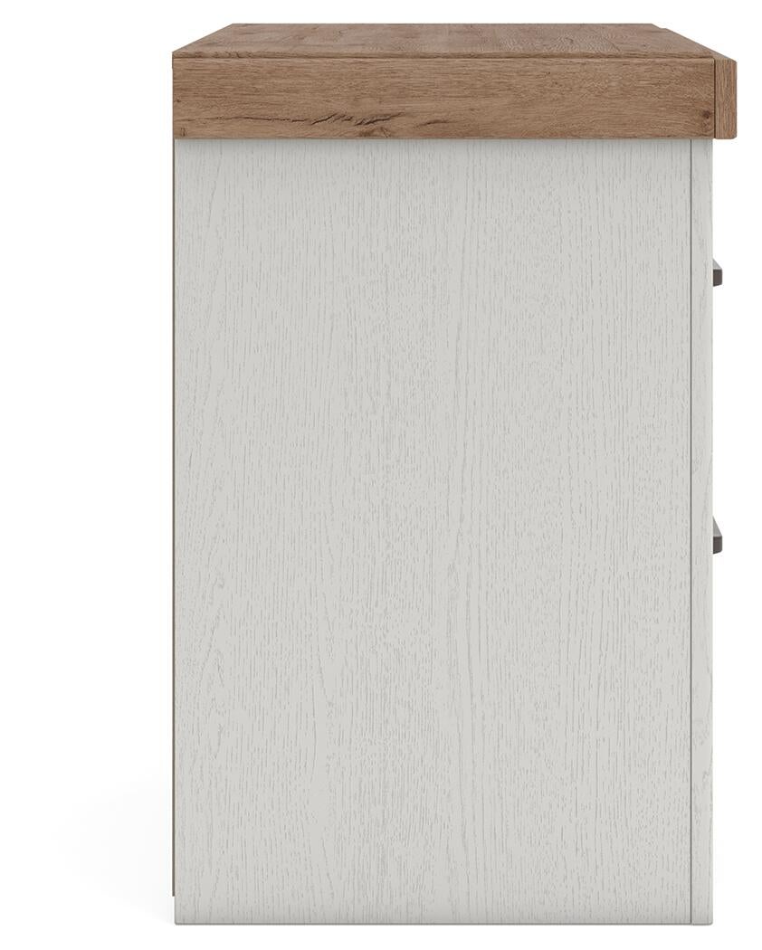 Savonport Queen Panel Storage Bed. Dresser, Mirror and Nightstand