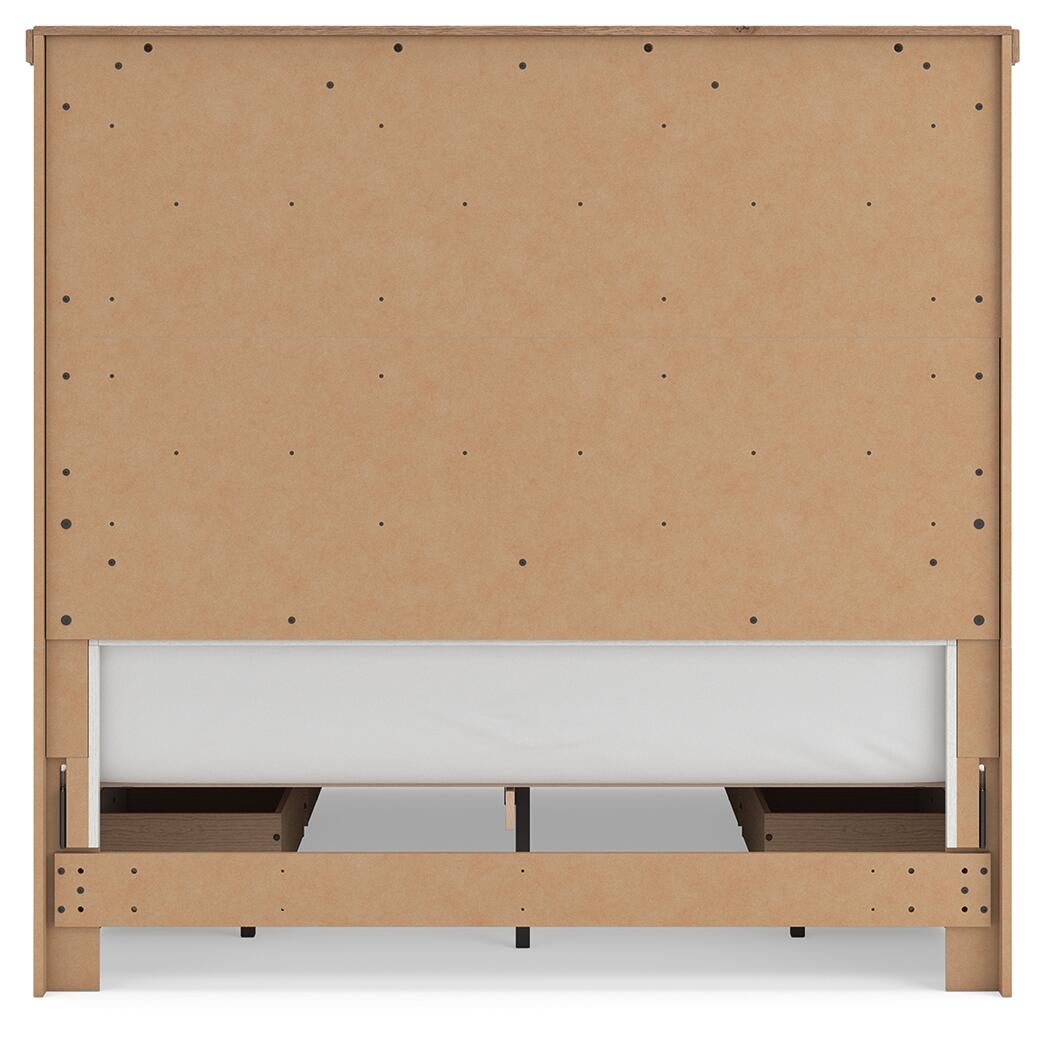 Savonport King Panel Storage Bed. Dresser, Mirror and Nightstand