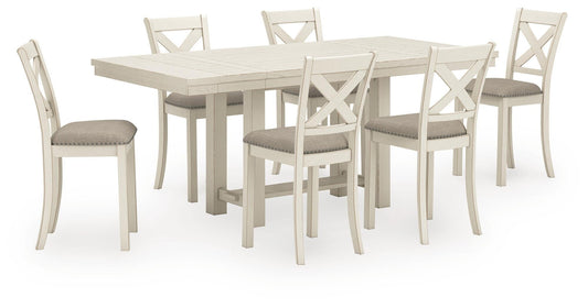 Robbinsdale Counter Height Dining Table and 6 Barstools