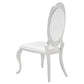 Antoine 7-piece Rectangular Glass Top Dining Table Set White