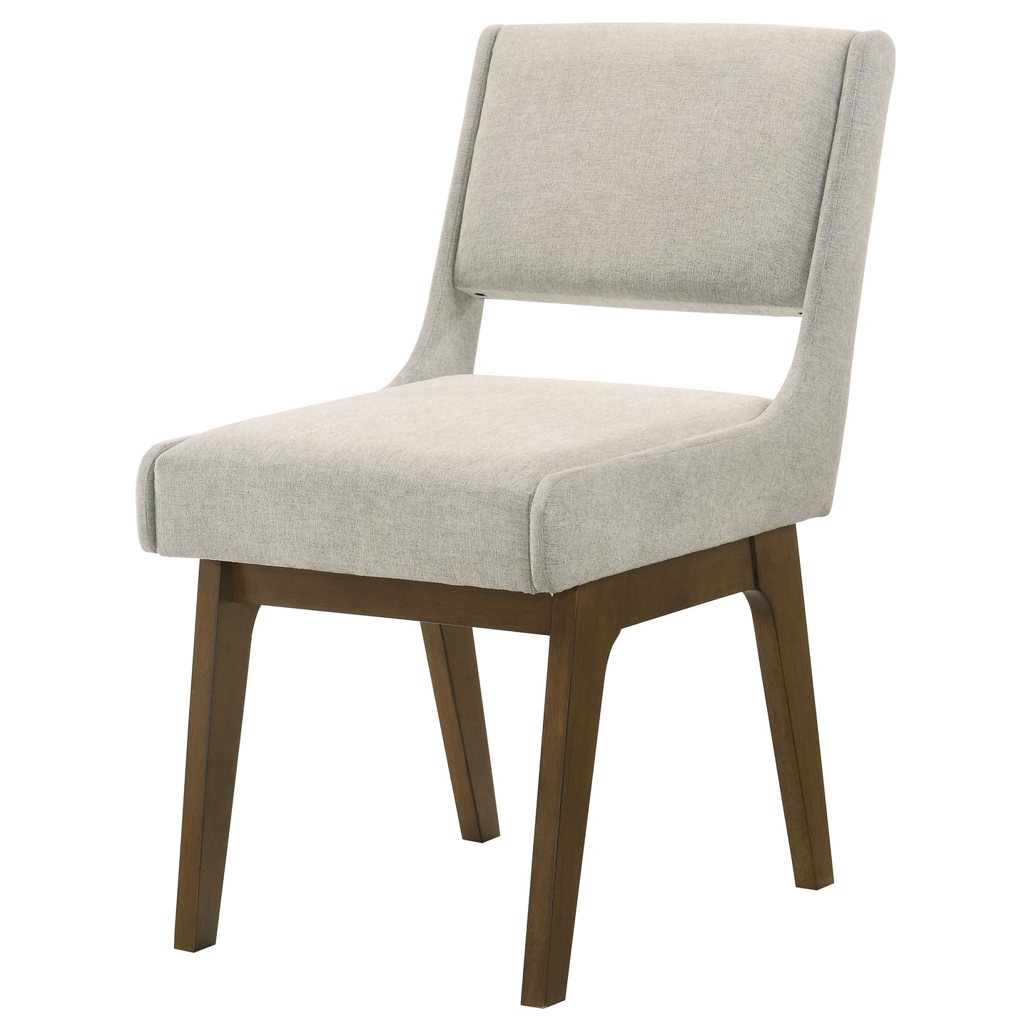 Galindo Upholstered Dining Side Chair Light Grey (Set of 2)