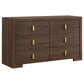Etienne 5-piece Eastern King Bedroom Set Walnut