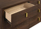 Etienne 6-drawer Bedroom Dresser Walnut