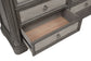 Cresswell 4-piece Eastern King Storage Bedroom Set Weathered Taupe