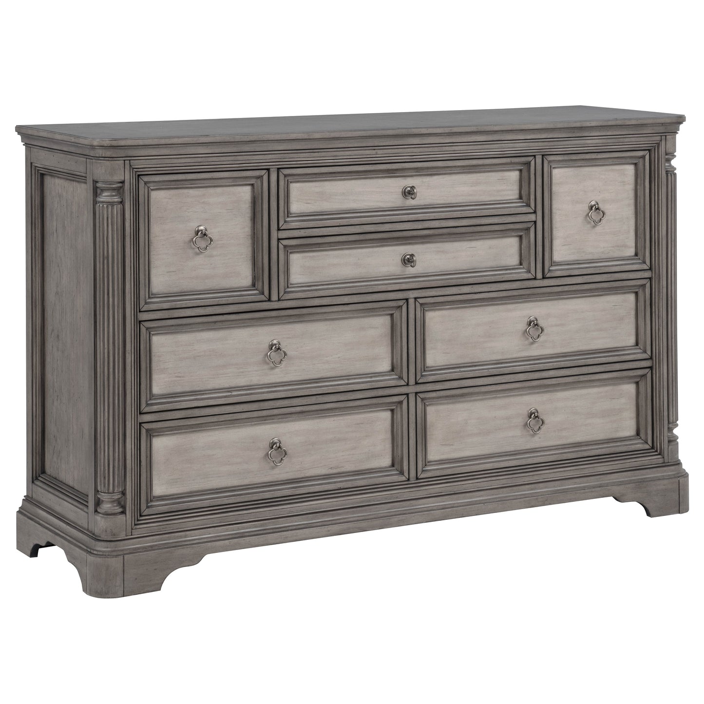 Cresswell 5-piece Eastern King Bedroom Set Weathered Taupe