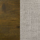 Doherty Eastern King Linen Upholstered Panel Bed Rustic Brown