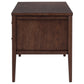 Graham 54-inch 4-drawer Double Pedestal Lift Top Computer Desk Chocolate