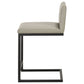 Vardon Genuine Leather Counter Height Chair Tan (Set of 2)