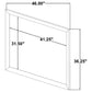 Farre 5-piece Eastern King Bedroom Set Washed Grey