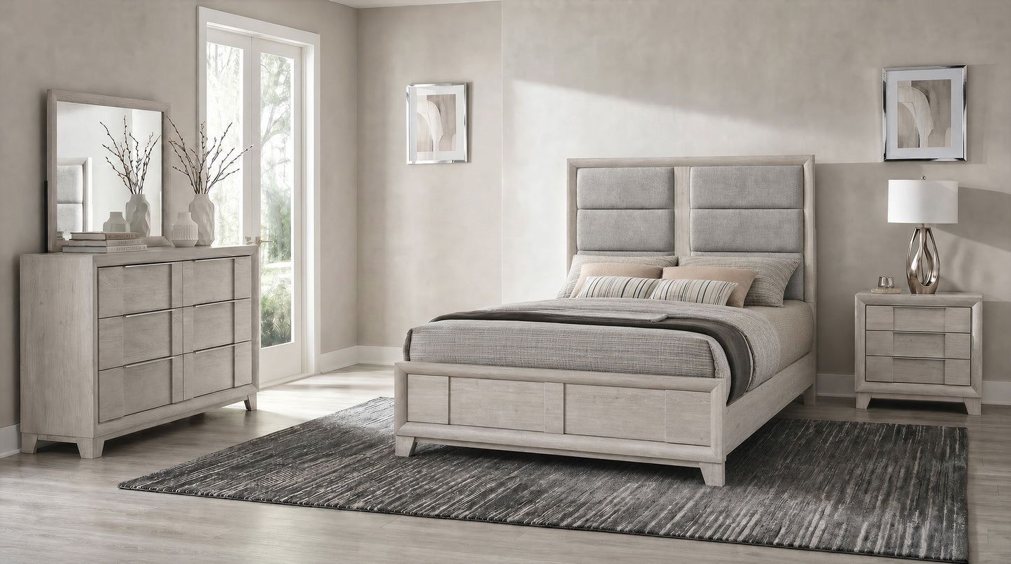 Farre 4-piece Queen Bedroom Set Washed Grey