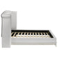 Barzini Upholstered Queen Wingback Bed White