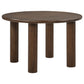 Faulkner 5-piece 48-inch Round Dining Set Cream