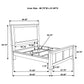 Doherty 4-piece Queen Bedroom Set Rustic Brown