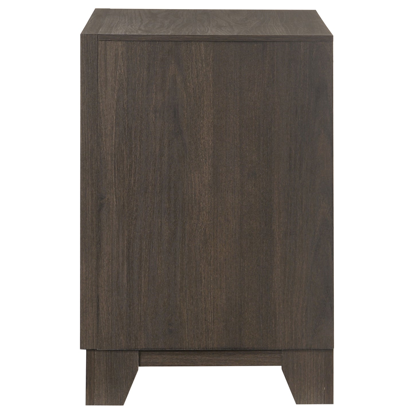 Farre 2-drawer Nightstand Bedside Table Dark Brown