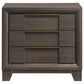 Farre 2-drawer Nightstand Bedside Table Dark Brown