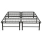 Kramer Queen Folding Metal Platform Bed Frame Black