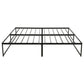 Gates Eastern King Heavy-Gauge Metal Platform Bed Frame Black