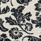 Blanchett Traditional Floral Upholstered Bobbin Accent Chair Black