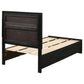 Miranda Wood Twin Storage Panel Bed Black