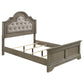 Manchester Wood Eastern King Panel Bed Wheat Brown